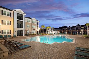 Invigorating Zero Entry Pool at Abberly Crossing Apartment Homes by HHHunt, South Carolina, 29456